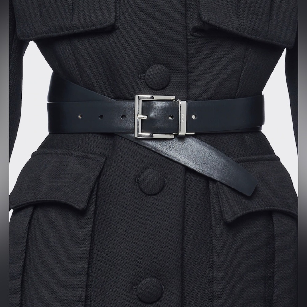 PRADA Reversible leather belt - size 80
